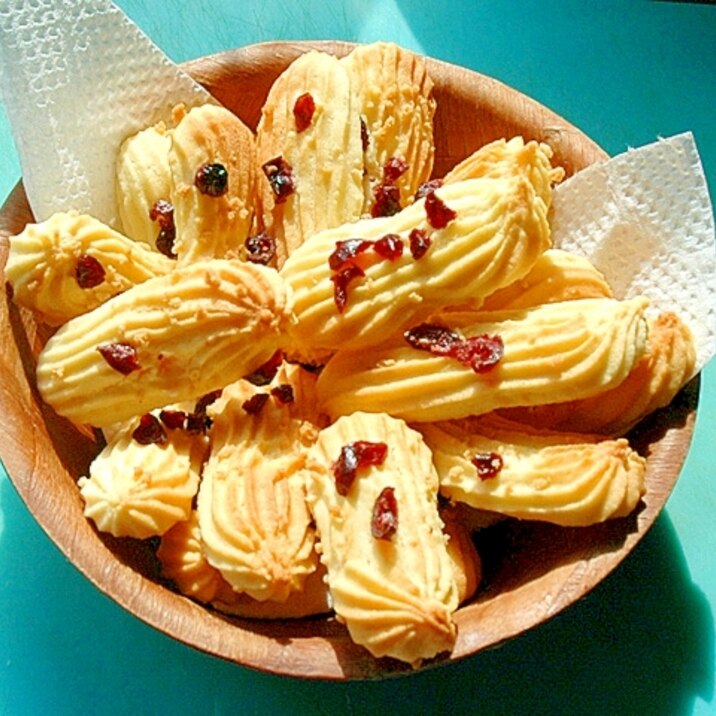 ホワイトデーに!簡単!バーの絞り出しクッキー♪